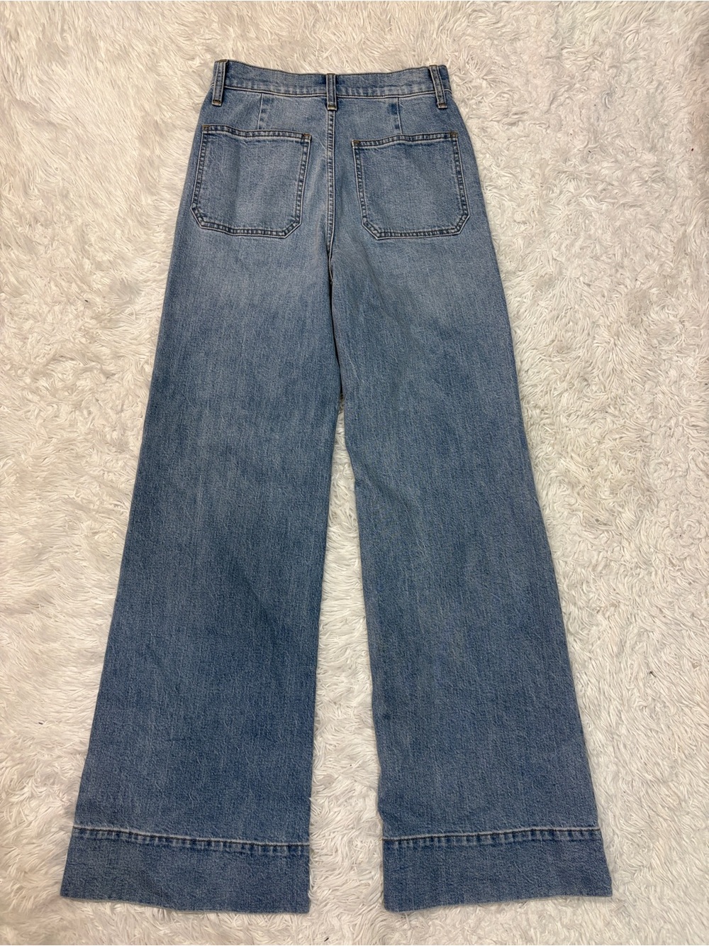 J.Crew High-rise Sailor denim trouser blue - Picture 4 of 4